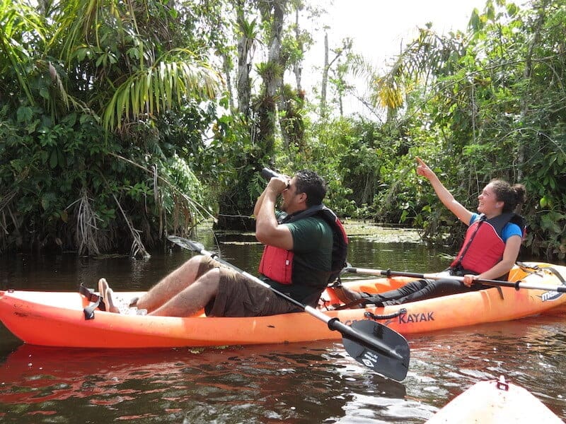 Two people in Kayak