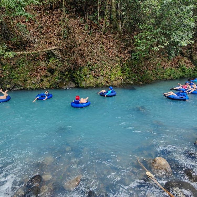 Costa Rica Family tour in Rio Celeste